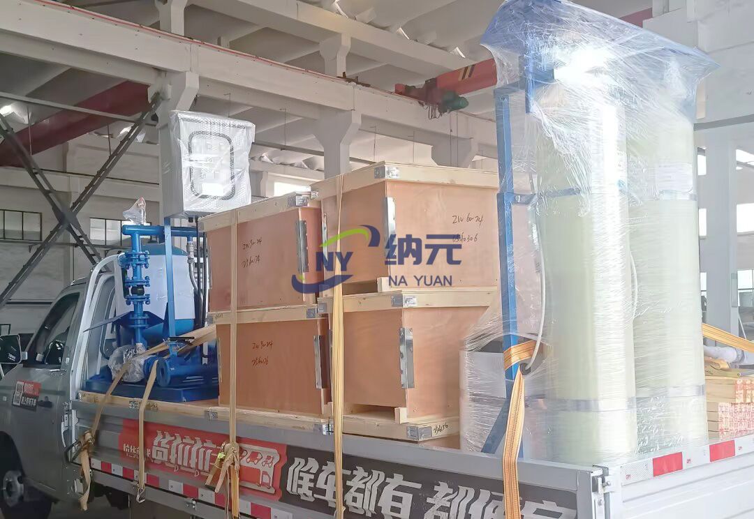發(fā)貨揚(yáng)州新能源汽車安全電池零部件定制化廠房項目-3#廠房項目的定壓補(bǔ)水裝置和軟化水設(shè)備！